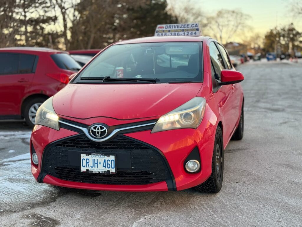 Drivezee driving school's Car in toronto, ontario, canada
